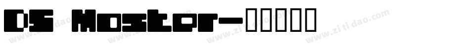 DS Moster字体转换